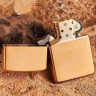 Zippo Brushed Brass 204 B — матовая латунь