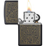 Зажигалка Zippo Maze Black Matte (арт. 49597)